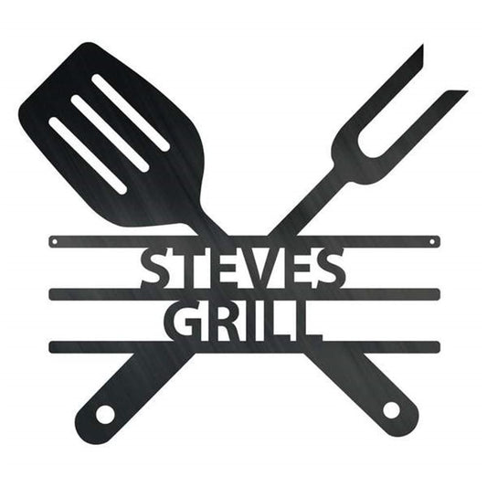 Personalized Metal Monogram Sign, Spearfishing Metal Sign, Spearfishing Metal Wall Art, Spearfishing Metal Wall Decor, Spearfishing Lover