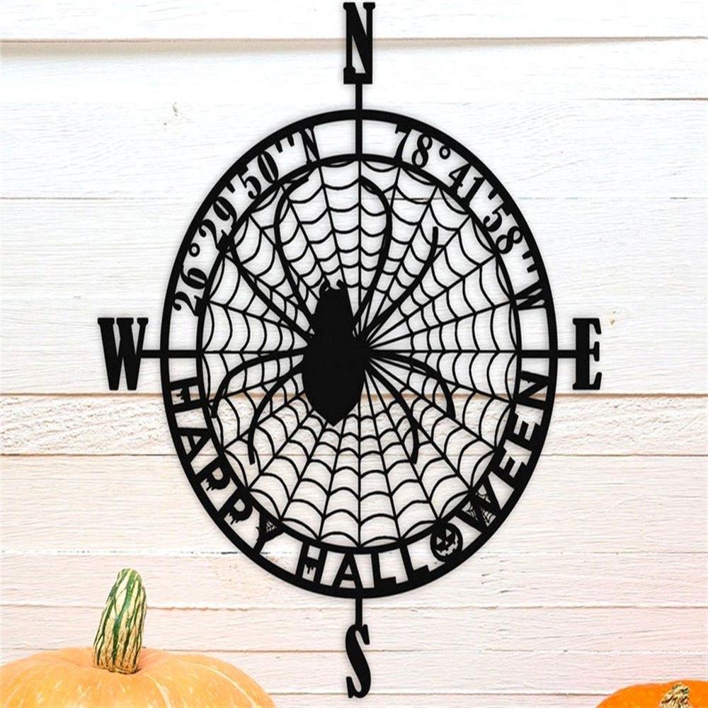 Personalized Metal Monogram Sign, Spiral Metal Signs, Metal Sign