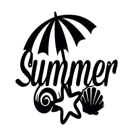 Personalized Metal Monogram Sign, Summer Metal Sign, Black Seasonal Decor Outdoor Sign, Door Sign Metal Wall Art, Metal Sign