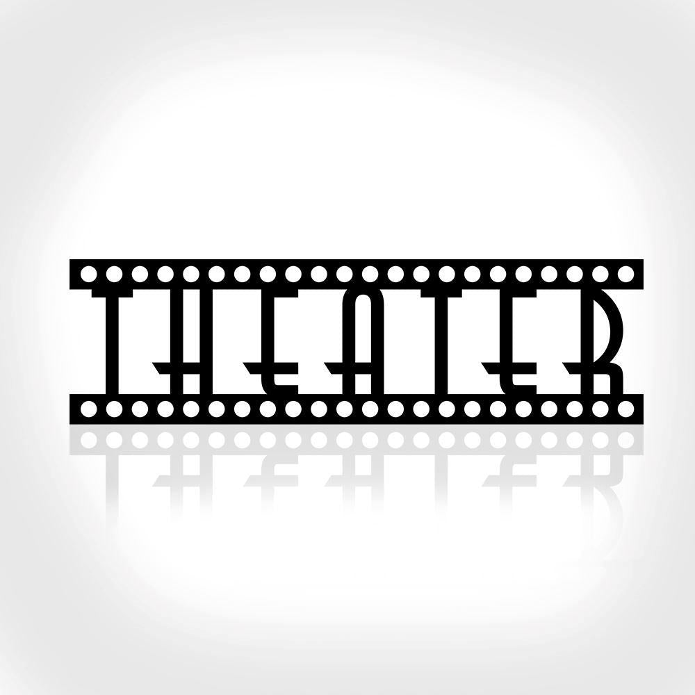 Personalized Metal Monogram Sign, Theater Sign, Home Theater Sign, Movie Theater Decor, Movie Room Decor, Theater Room Decor