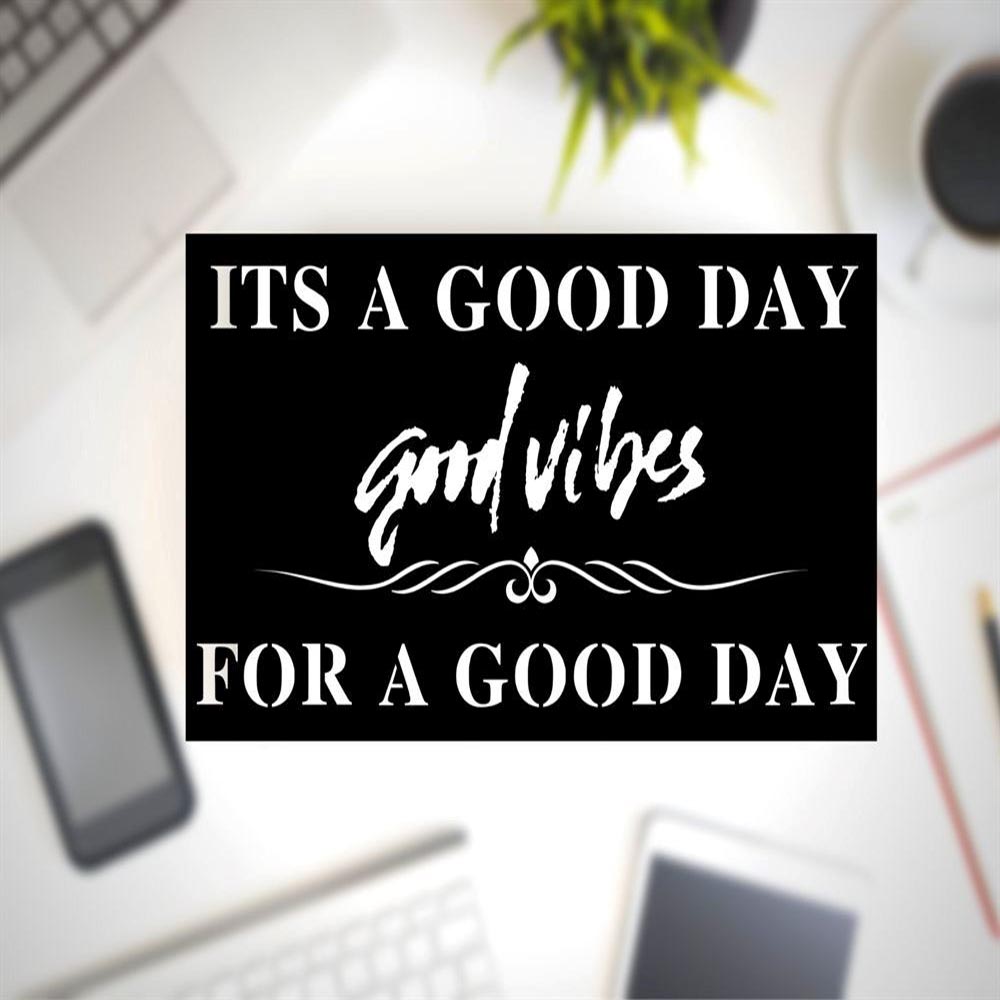 Personalized Metal Monogram Sign, Today Is A Good Day For A Good Day Its A Good Day Wall Art Good Day Sign, Motivational Signs, Motivational Wall Art