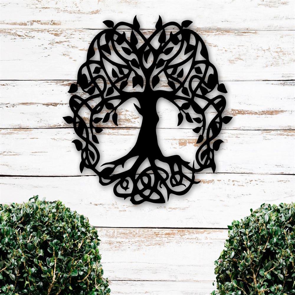 Personalized Metal Monogram Sign, Tree Of Life Family Tree Metal Art, Metal Wall Art, Home Decor, Housewarming Gift, Unique Gift, Idea Metal Decor