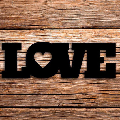 Personalized Metal Monogram Sign, Valentines Day Love Sign, Love Home Decor Valentine's Day Decor Metal Sign, Metal Valentine's Day Sign