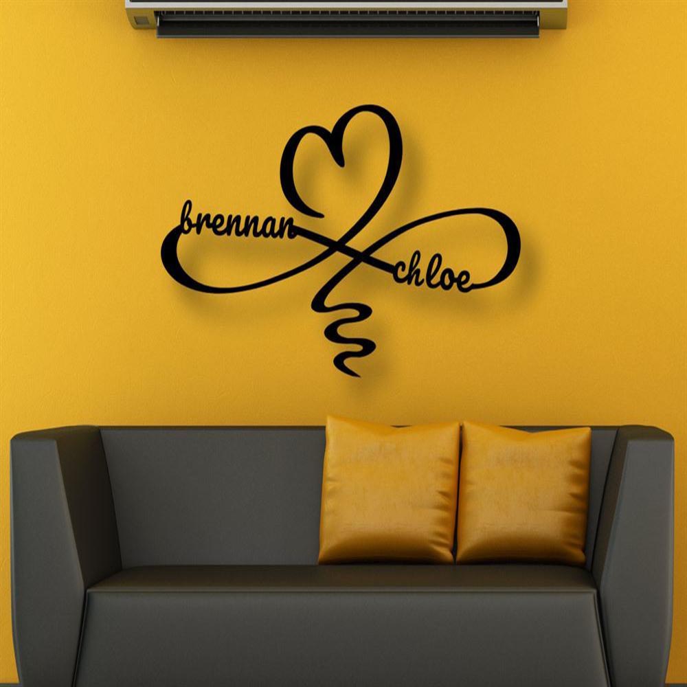 Personalized Metal Monogram Sign, Valentines Day Wall Decor, Heart Metal Wall Art, Heart Metal Sign, Valentines Decor, Metal Heart Decor