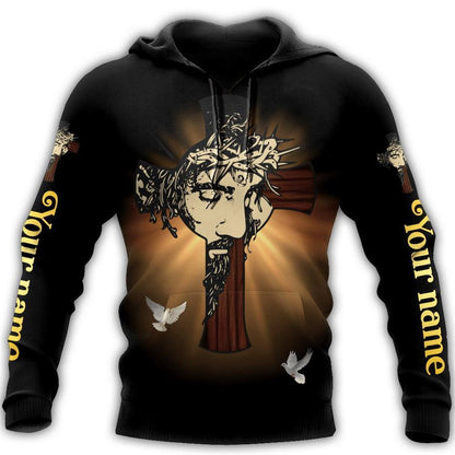 Personalized My God Miracle Worker Promise Keeper Light The Darkness God 3D Hoodie For Man And Women, Jesus Printed 3D Hoodie
