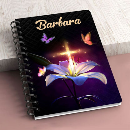 Personalized Spiral Journal Be Still And Know That I Am God, Religious Gifts For Christian