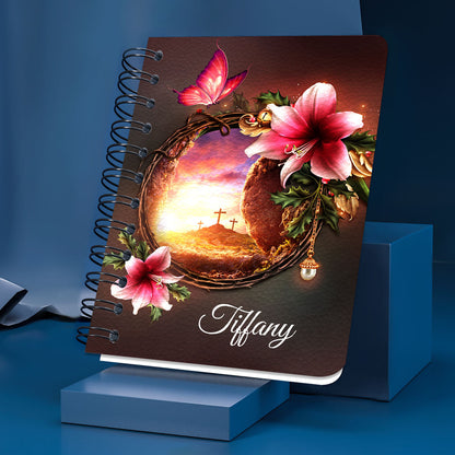 Personalized Spiral Journal God Grant Me The Serenity To Accept The Things I Cannot Change, Religious Gifts For Christian