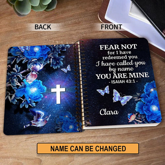 Personalized Spiral Journal I Have Called You By Name, Religious Gifts For Christian