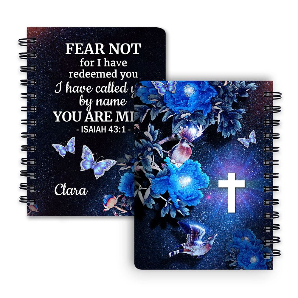 Personalized Spiral Journal I Have Called You By Name, Religious Gifts For Christian