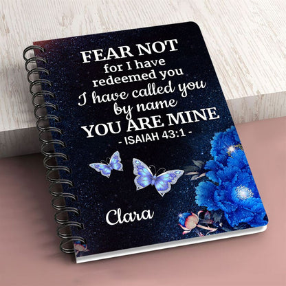 Personalized Spiral Journal I Have Called You By Name, Religious Gifts For Christian