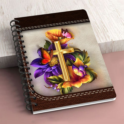 Personalized Spiral Journal In Your Eyes I‘ve Seen God’s Love, Christian Art Gifts Journal