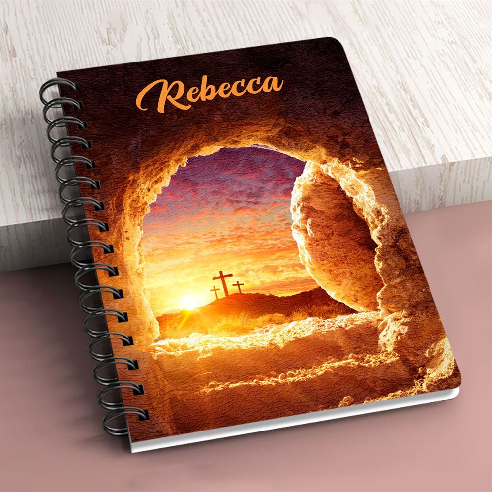 Personalized Spiral Journal Rejoice Always Pray Without Ceasing, Religious Gifts For Christian