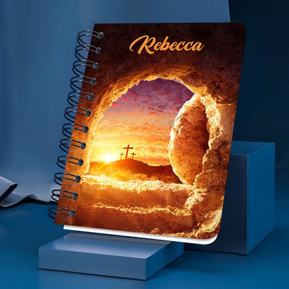 Personalized Spiral Journal Rejoice Always Pray Without Ceasing, Religious Gifts For Christian