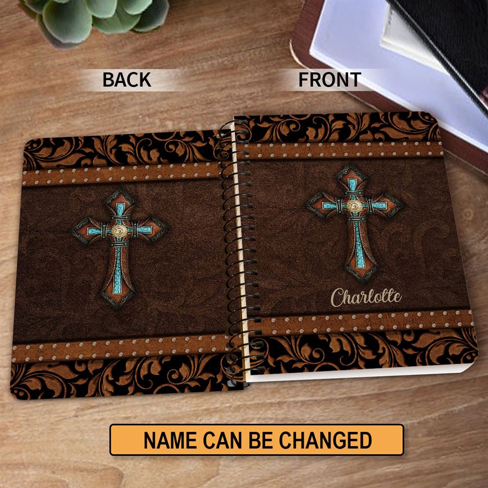 Personalized Spiral Journal, Religious Gifts For Christian