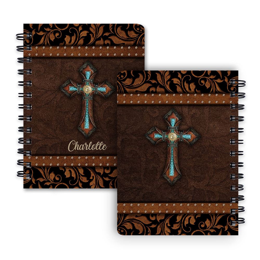 Personalized Spiral Journal, Religious Gifts For Christian