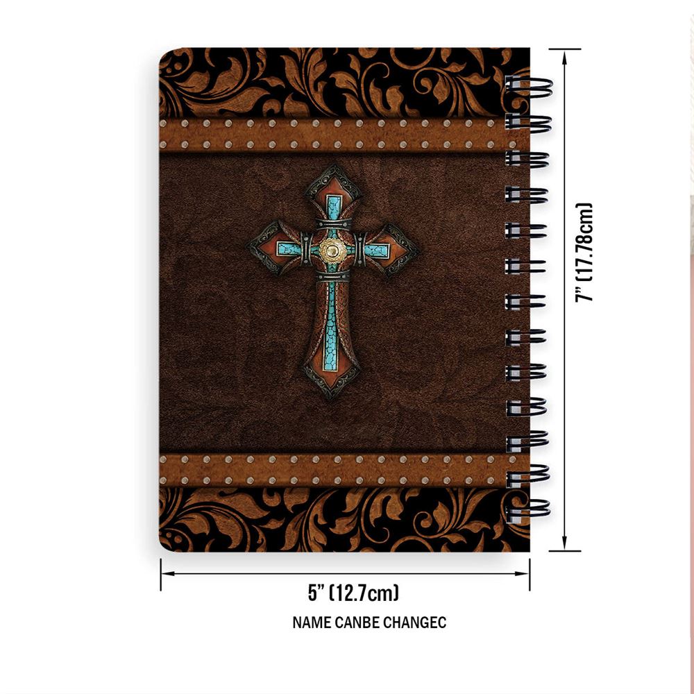 Personalized Spiral Journal, Religious Gifts For Christian