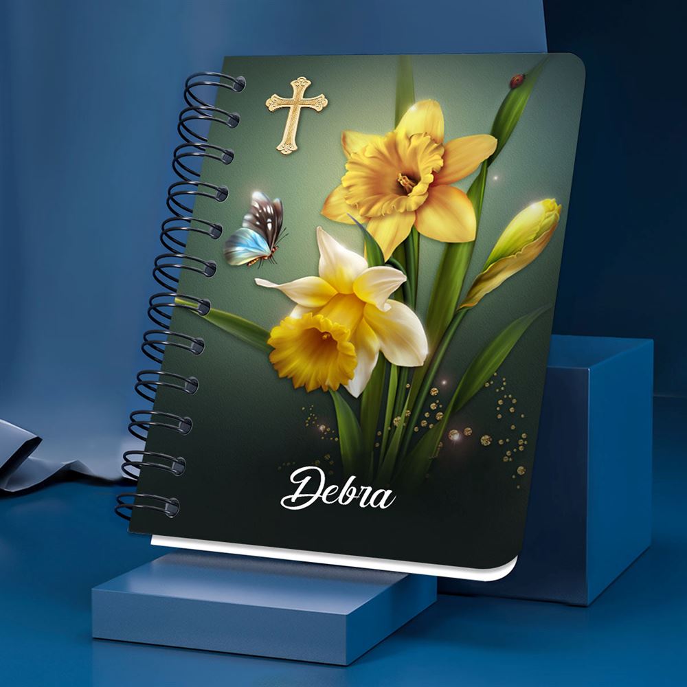 Personalized Spiral Journal Romans 828, Religious Gifts For Christian