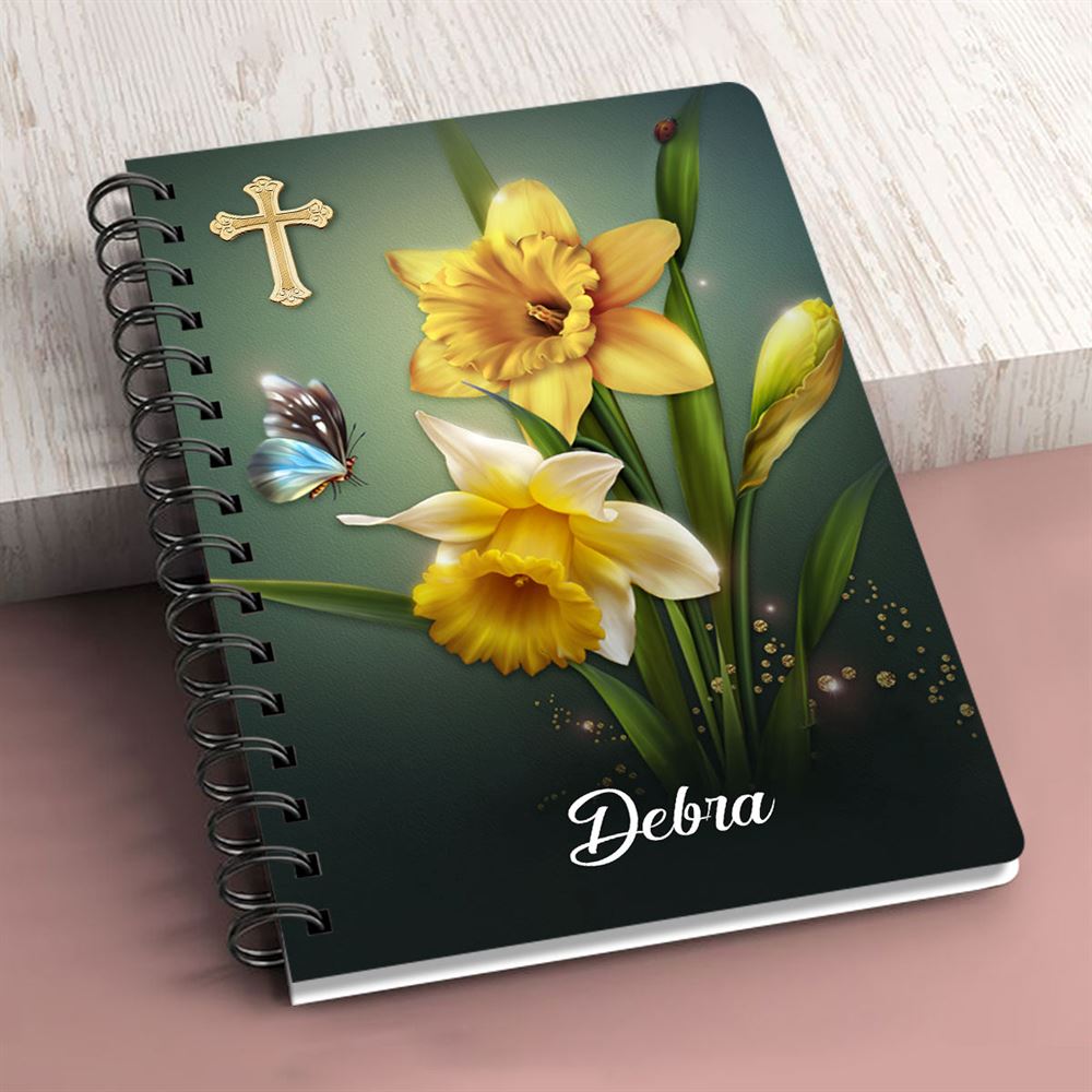 Personalized Spiral Journal Romans 828, Religious Gifts For Christian