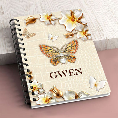 Personalized Spiral Journal The Lord Your God Is With You, Religious Gifts For Christian