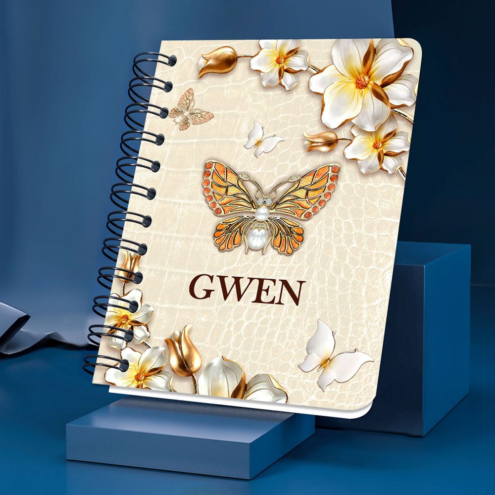 Personalized Spiral Journal The Lord Your God Is With You, Religious Gifts For Christian