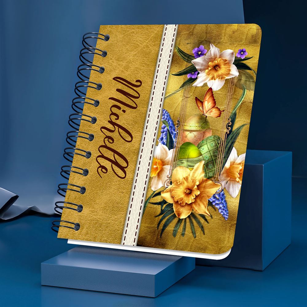 Personalized Spiral Notebook I Will Advise You And Watch Over You, Religious Spiral Notebooks