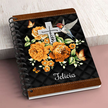 Personalized Spiral Notebook I Will Bless The Lord At All Times, Religious Spiral Notebooks