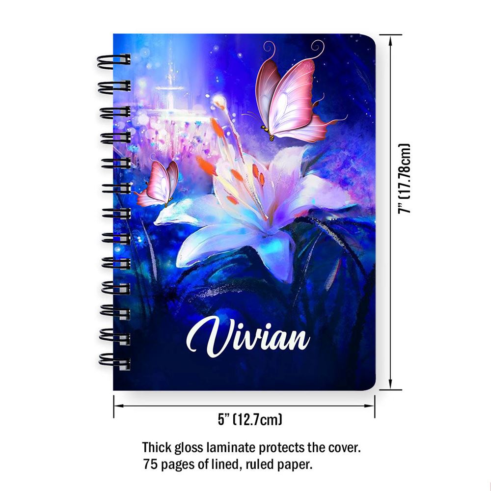 Personalized Spiral Notebook Jesus The Way The Truth The Life, Religious Spiral Notebooks