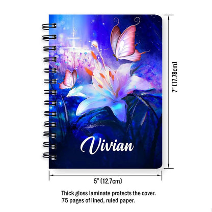 Personalized Spiral Notebook Jesus The Way The Truth The Life, Religious Spiral Notebooks