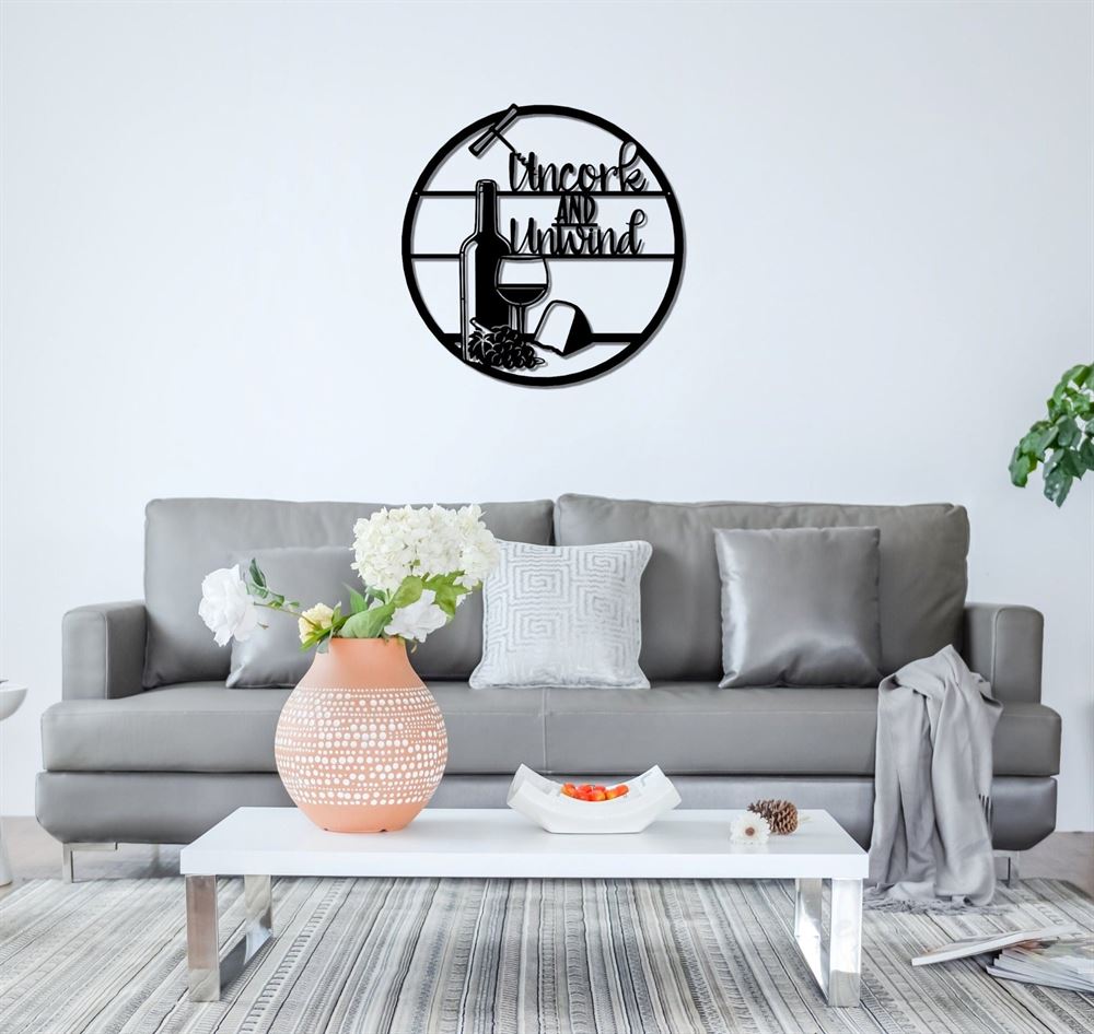 Personalized Wine Metal Sign, For Living Room, Glass Of Wine Metal Art, Kitchen Wall Art, Decor Wine Bar Sign, Outdoor Metal Sign