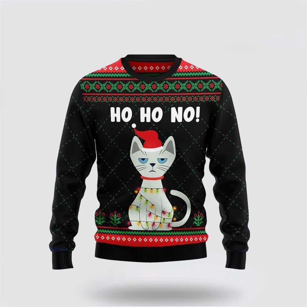 Pet Cat Sweater, Christmas Is Better With Cat Ugly Christmas Sweater, Gift For Cat Love, Cat Crewneck Sweater, Winter Fashion