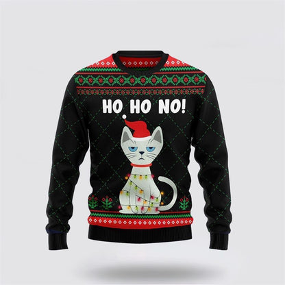 Pet Cat Sweater, Christmas Is Better With Cat Ugly Christmas Sweater, Gift For Cat Love, Cat Crewneck Sweater, Winter Fashion