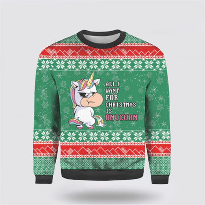 Pet Dog Sweater, All I Want For Christmas Is BulldogUgly Christmas Sweater, Gift For Dog Love, Winter Fashion