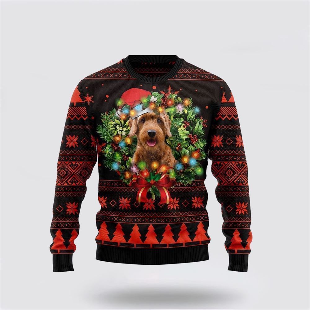 Pet Dog Sweater, Cute Goldendoodle DogUgly Christmas Sweater, Gift For Dog Love, Winter Fashion