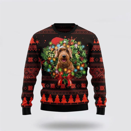 Pet Dog Sweater, Cute Goldendoodle DogUgly Christmas Sweater, Gift For Dog Love, Winter Fashion