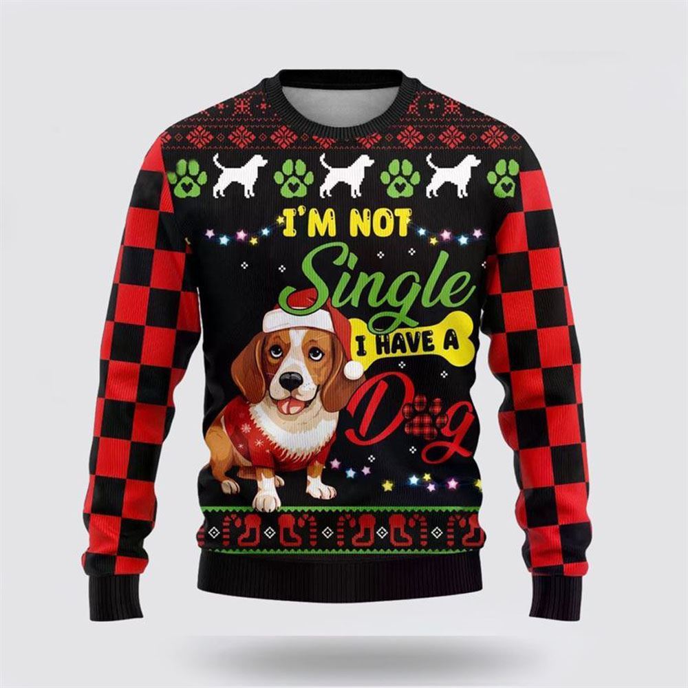 Pet Dog Sweater, Funny Beagle DogUgly Christmas Sweater, Gift For Dog Love, Winter Fashion