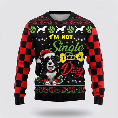 Pet Dog Sweater, Happy Bernese DogUgly Christmas Sweater, Gift For Dog Love, Winter Fashion