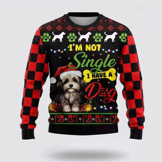 Pet Dog Sweater, Happy Havanese DogUgly Christmas Sweater, Gift For Dog Love, Winter Fashion