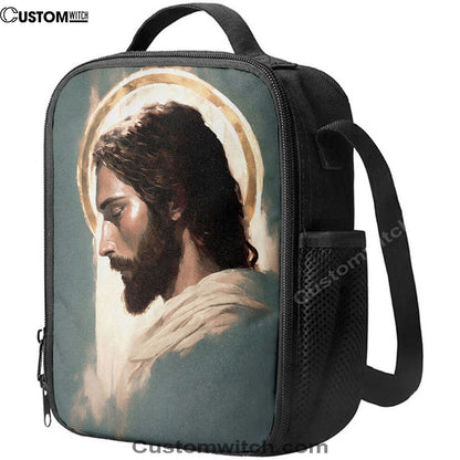 Picture Of Jesus Lunch Bag - Jesus Art, Bible Verse Lunch Bag For Men And Women