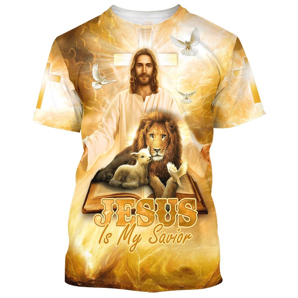 Pictures Jesus All Over Print 3D T Shirt For Men And Women, Christian T-Shirt, Faith Shirt