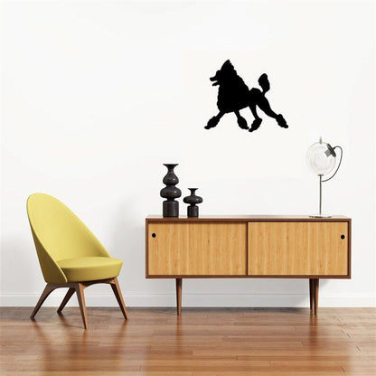 Poodle Dog Metal Sign, Anniversary Gift, Dog Wall Decor, Dog Wall Art, Home Decor Sign