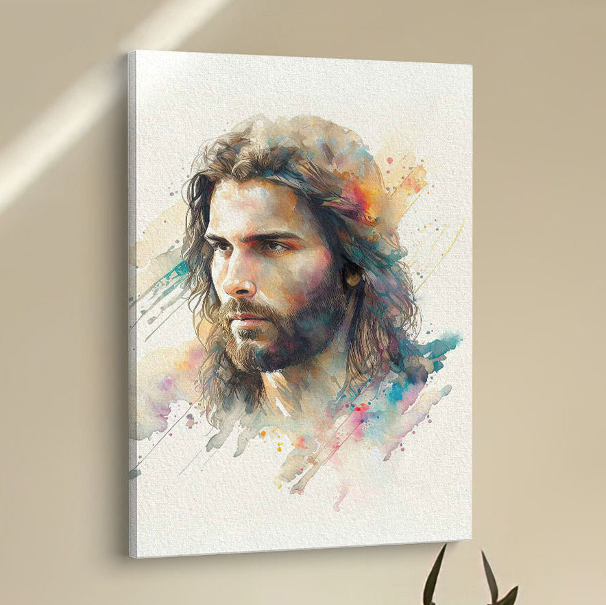 Portrait Of Jesus Canvas Pictures - Jesus Art Prints - Jesus Art - Christian Home Decor