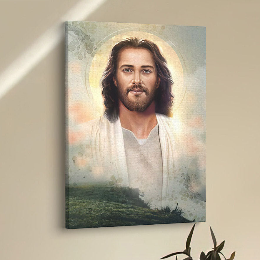 Portrait Of Jesus Canvas Pictures - Jesus Art Prints - Christian Home Decor