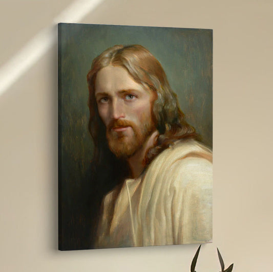 Portrait Of Jesus Christ Man Of Galilee Canvas Pictures - Christian Wall Art - Jesus Canvas Art