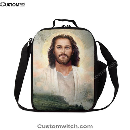Portrait Of Jesus Lunch Bag, Bible Verse Lunch Bag For Men And Women