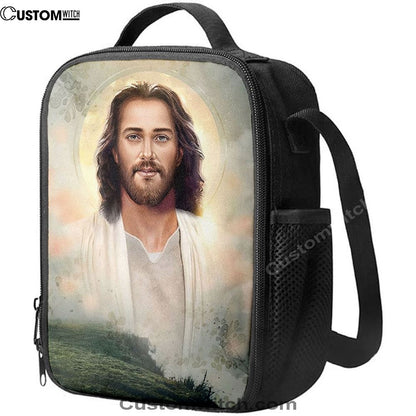 Portrait Of Jesus Lunch Bag, Bible Verse Lunch Bag For Men And Women