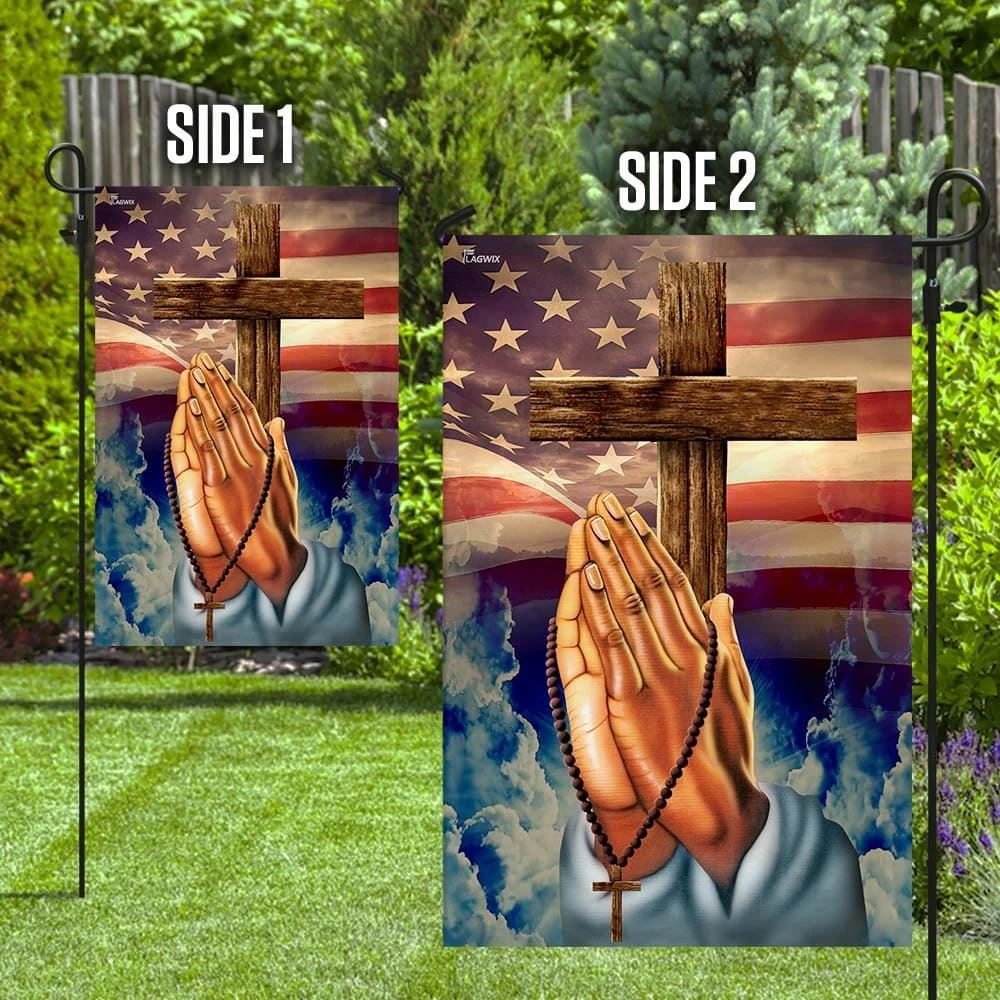 Prayer Han House Flags, Christian Flag, Scripture Flag, Garden Banner