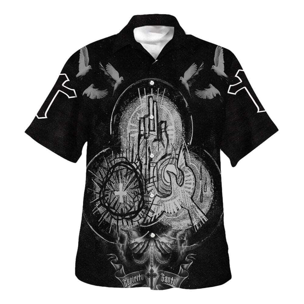 Prayer Warrior Hand God Prayer Hawaiian Shirt For Men, Christian Hawaiian Shirt, Gift For Christian