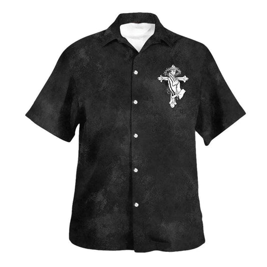 Prayer Warriors With Cross Christian Faith Summer Hawaiian Shirt For Men, Christian Hawaiian Shirt, Gift For Christian