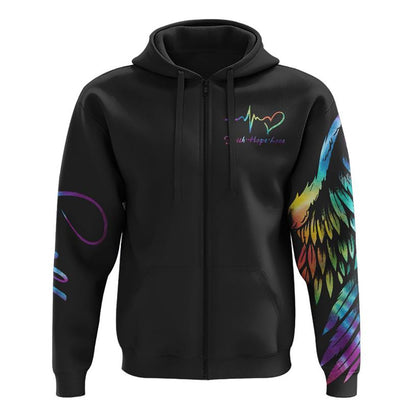 Praying Hand Dove All Over Print 3D Hoodie, Christian Hoodie, Christian Sweatshirt, Bible Verse Shirt