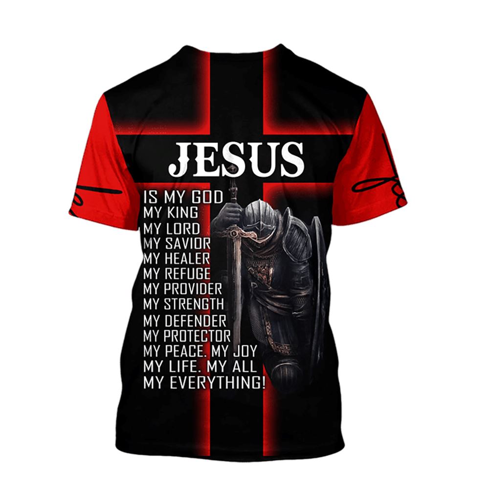 Premium Christian Jesus Unisex All Over Print 3D T Shirt For Men And Women, Christian T-Shirt, Faith Shirt